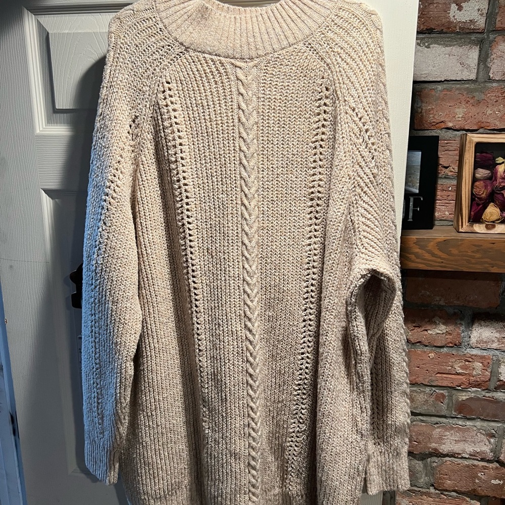 Cream oversized sweater